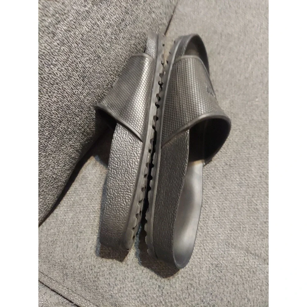 Birkenstock Barbados Eva Sandals M 5 W7 US 38 EU Black Rubber Slip On Slides